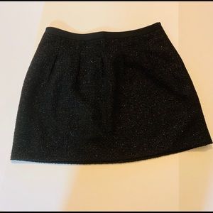 Banana Republic black sparkle skirt, Size 16 NWT